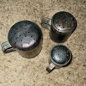 Vintage Tin Spice Containers